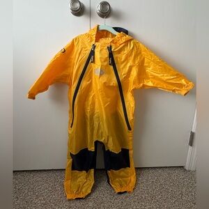 Tuffo Yellow and Navy Rain Suit